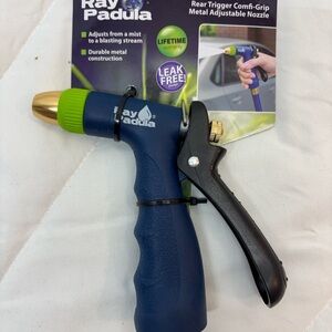 Ray Padula Adjustable Rear Trigger Comfi-Grip Metal Nozzle Lifetime LeakFree New